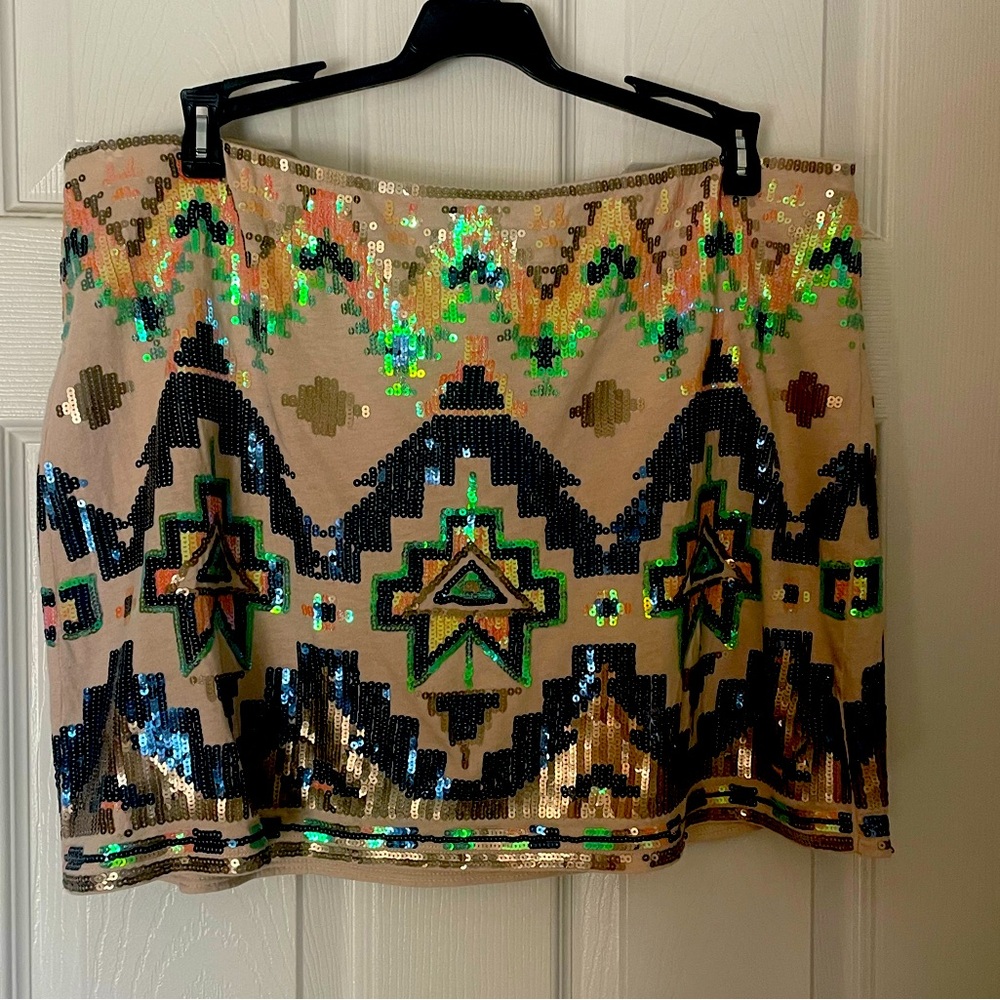 Express Sequin skirt